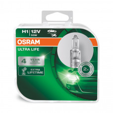 лампа  H1 12V 55 W OSRAM Ultra life (2шт)