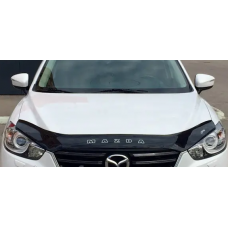 дефлектор капота (мухобійка) Mazda CX-5 2012-2017 VIP Китай