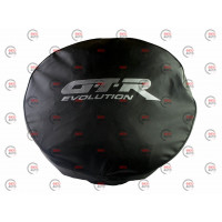 чохол запасного колеса R 13"-14"  d-63  (шкір.зам., без накатки, чорний)
