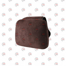 подушки для шеи на подголовник (2шт)  читстые Elegant регулируемые, велюр  коричневые