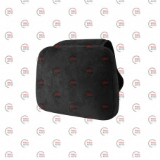 подушки для шеи на подголовник (2шт)  читстые Elegant регулируемые, велюр  черные