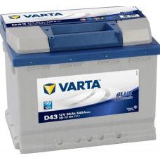 Аккумулятор VARTA  60 А Blue Dynamic (540А) (2 года гар) L2