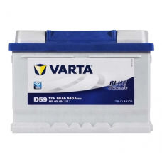 Аккумулятор VARTA  60 А Blue Dynamic (540А) Евро прав + (2 года гар) LB2 низкий