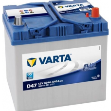 Аккумулятор VARTA  60 А Blue Dynamic  (540А) Asia правый + (2 года гар) B23