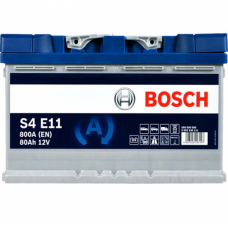 Аккумулятор BOSCH  80 А EFB (800А) Евро прав + (2 года гар)