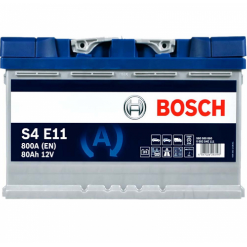 Аккумулятор BOSCH  80 А EFB (800А) Евро прав + (2 года гар)