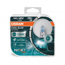 лампа  H1 12V 80 W OSRAM Cool BlueН 5000К+50% (2шт)