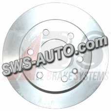 диск тормозной зад. MB Sprinter-VW Crafter 06-> однокат.  (A.B.S)