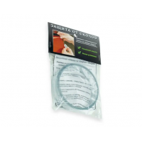 плівка захисна від сколів  "на торці дверей"   850х15мм  (4шт)  прозора