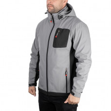 куртка з капюшоном Softshell від вітру, дощу M тришарова, поліестер, еластан 3 карм.