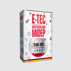 Масло E-Tec 5W-40 EVO  4л метал