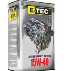 Масло E-Tec 15W-40 SSM  4л метал