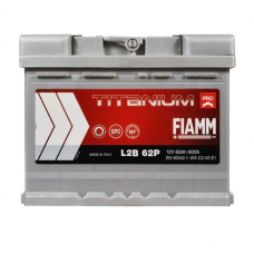 Аккумулятор FIAMM  62Ач 600А Titanium Pro (L2) (0) Евро прав +