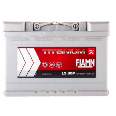 Аккумулятор FIAMM  80Ач 730А Titanium Pro (L3) (0) Евро прав +