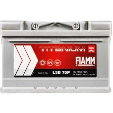 Аккумулятор FIAMM  75Ач 730А Titanium Pro (LB3) (0) Евро прав +  (h=175)