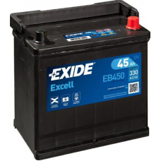 Акумулятор EXIDE  45 (330 А) Excell (220x135x225) правий +