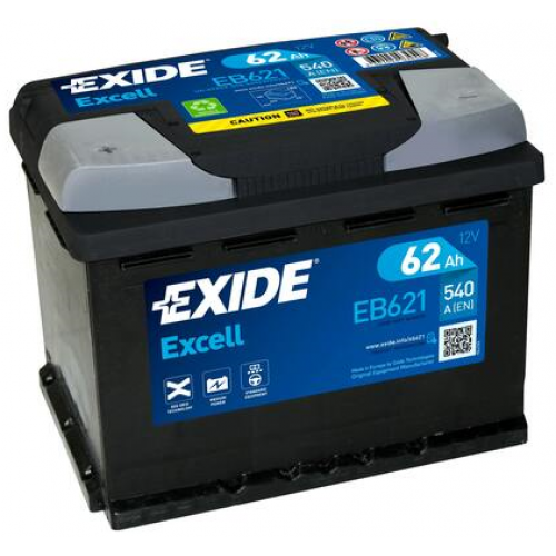 Аккумулятор EXIDE  62 (540 А) Excell