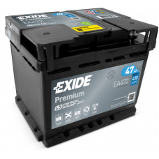 Аккумулятор EXIDE  47 (450 А) Premium Евро правый +
