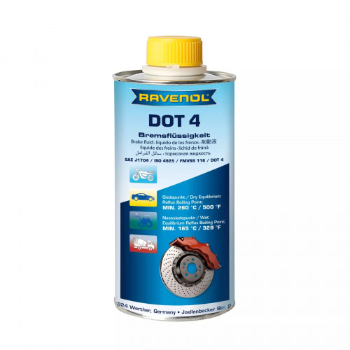 рідина гальмівна 1л   "DOT-4"  Ravenol