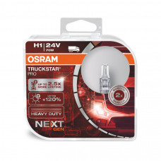 лампа  H1 24V 70 W OSRAM Truckstar Pro+100% (2шт)