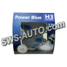 лампа H3 12V 55 W  BREVIA Power Blue 4200K (2шт)