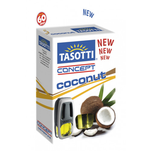 ароматизатор на дефлектор рідкий  8мл  TASOTTI Concept  "Coconut"