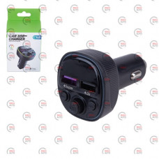 FM модулятор C52  USB/MP3/12-24В/USB зарядка 66W 3,1А/Bluetooth 5.0