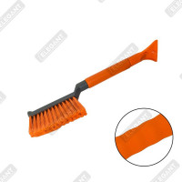 щетка со скребком на ручке  42см  мягкая вставка  Elegant