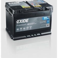 Аккумулятор EXIDE  77 (760 А) Premium Евро правый +