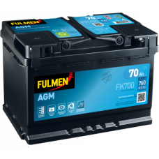 Аккумулятор  FULMEN  70 (760 А)  AGM Start-Stop Евро правый +