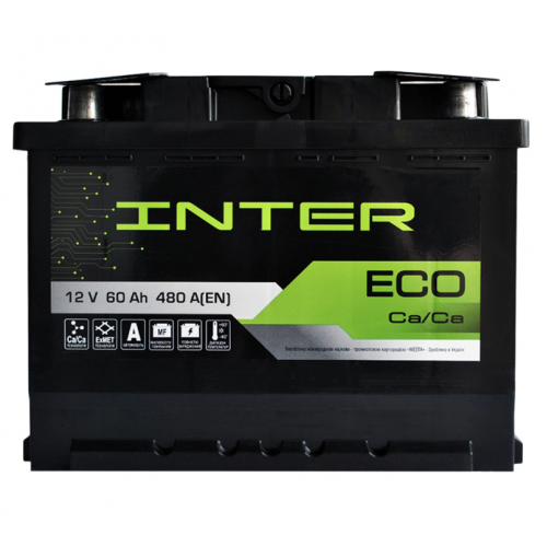 Аккумулятор   INTER  60Ач (480A)