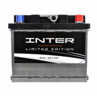 Акумулятор   INTER  50Ач (480A) limited edition Євро правий +