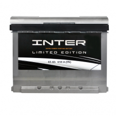 Аккумулятор   INTER  65Ач (650A) limited edition