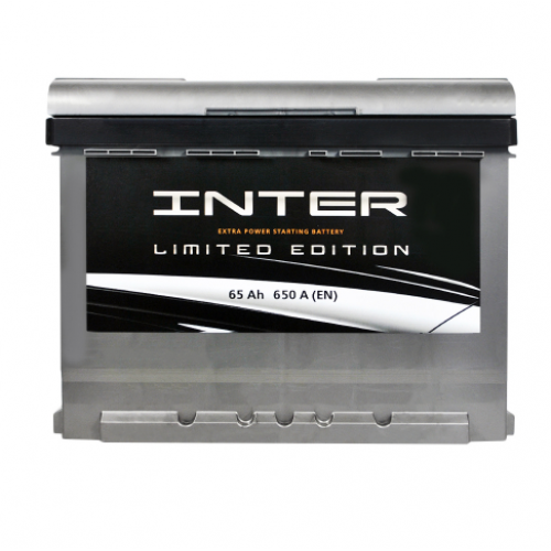 Аккумулятор   INTER  65Ач (650A) limited edition