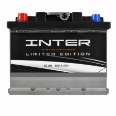 Аккумулятор   INTER  50Ач (480A) limited edition