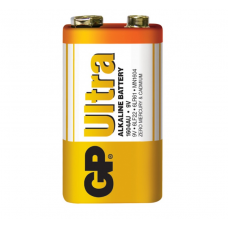 батарейка  "КРОНА"  щелочная 9.0V прямоугольная GP Ultra Alkaline пленка