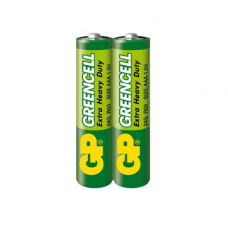 батарейка  AAA  сольова 1.5V мініпальчик GP Greencell 2шт  плівка