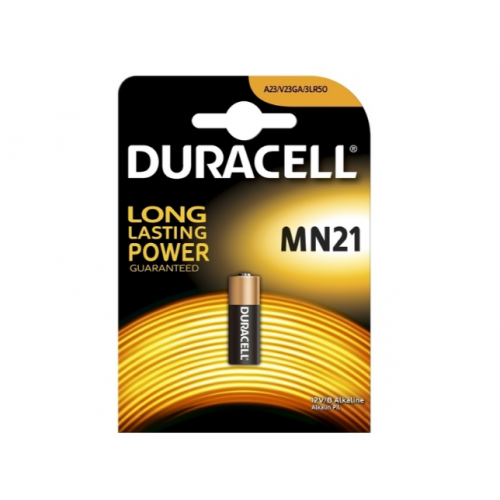 батарейка  "А 23"  щелочная 12V микропальчик Duracell MN21 блистер (в брелок сигналки)