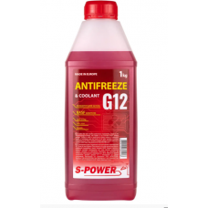 антифриз червоний  1л (S-Power) G12  -30
