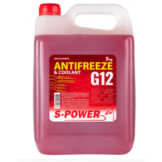антифриз красный  5л (S-Power) G12  -30
