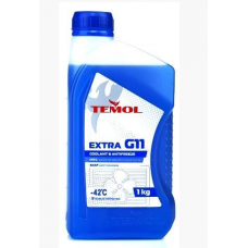 антифриз синий  1л (Temol) G11 Extra  -42