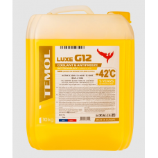 антифриз жовтий  10л (Temol) G12 Luxe  -42