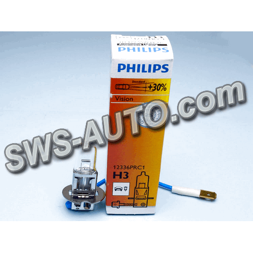 лампа H3 12V 55 W  PHILIPS Premium+30%