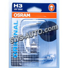 лампа H3 12V 55 W  OSRAM  блістер