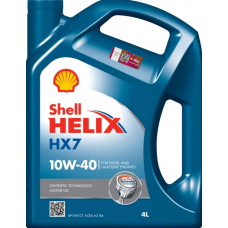 олива Shell 10W-40 Helix HX7 (4л) синя