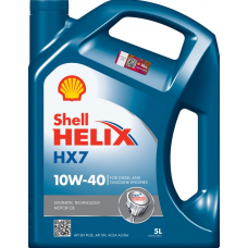 олива Shell 10W-40 Helix HX7 (5л) синя