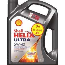 масло Shell 5W-40 Helix Ultra (5л)