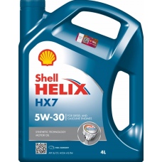 масло Shell 5W-30 Helix HX7  (4л) + очиститель следов насекомых 0,5л InsectRemover АКЦИЯ!