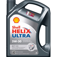 масло Shell 5W-30 Helix Ultra ECT С3 (4л) + очиститель следов насекомых 0,5л InsectRemover АКЦИЯ!