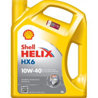 олива Shell 10W-40 Helix HX6 (4л) жовта